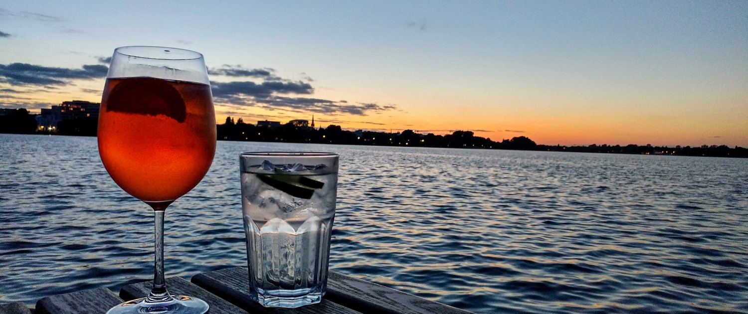 Coctails mit Alsterblick