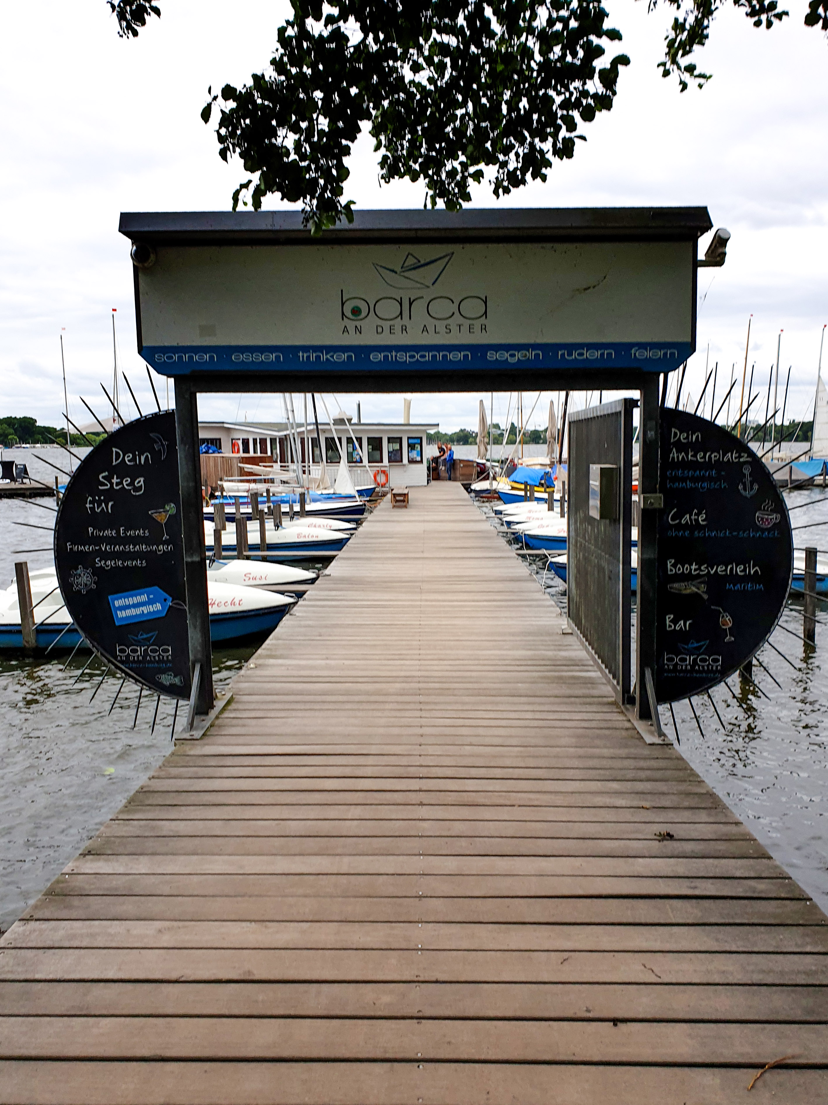 Barca an der Alster