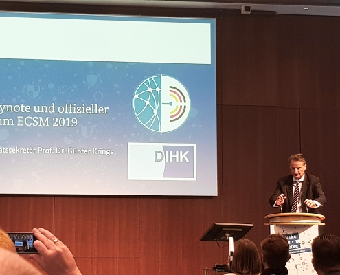 x-ion auf dem Cyber-Sicherheits-Tag